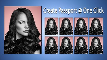 How to Create Passport size in One Click ( Action ) - Photoshop Tutorial