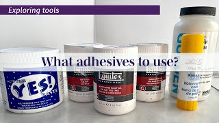 Adhesives for collage