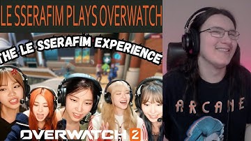 Diamond Player Reacts | le sserafim playing overwatch 2 in a NUTSHELL *a mess*