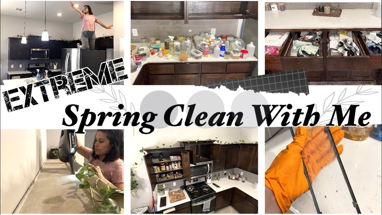 REAL LIFE DEEP CLEAN WITH ME | Extreme Cleaning Motivation Spring 2022 ...