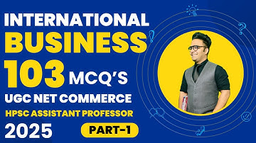 International Business Top 103 Mcqs || International Business || Ugc Net Commerce