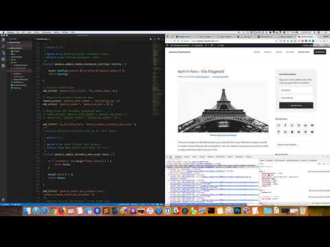 Secondary Nav Below Site Header in Genesis Sample
