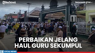 Perbaikan Infrastruktur Jelang Haul ke-21 Guru Sekumpul, Revitalisasi Drainase Martapura Dikebut