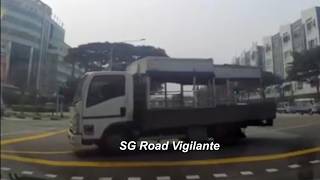7oct2026 junction of ubi ave 2 and eunos link lorry fail to conform to red light signal