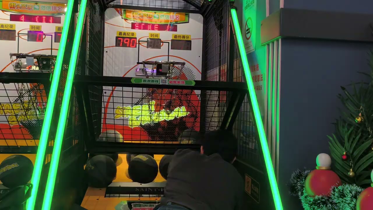 (大陸#2）YOYO籃球機8-9球893分