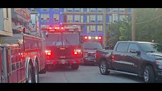Island park 3rd alarm building fire