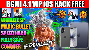 bgmi ios hack 4.1 free |how to hack bgmi ios 4.1 |skin hack bgmi ios | iPad And IPhone ios hack free