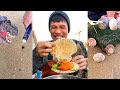 Fishermen eating seafood dinners are too delicious 666 help you stir-fry seafood to broadcast live55