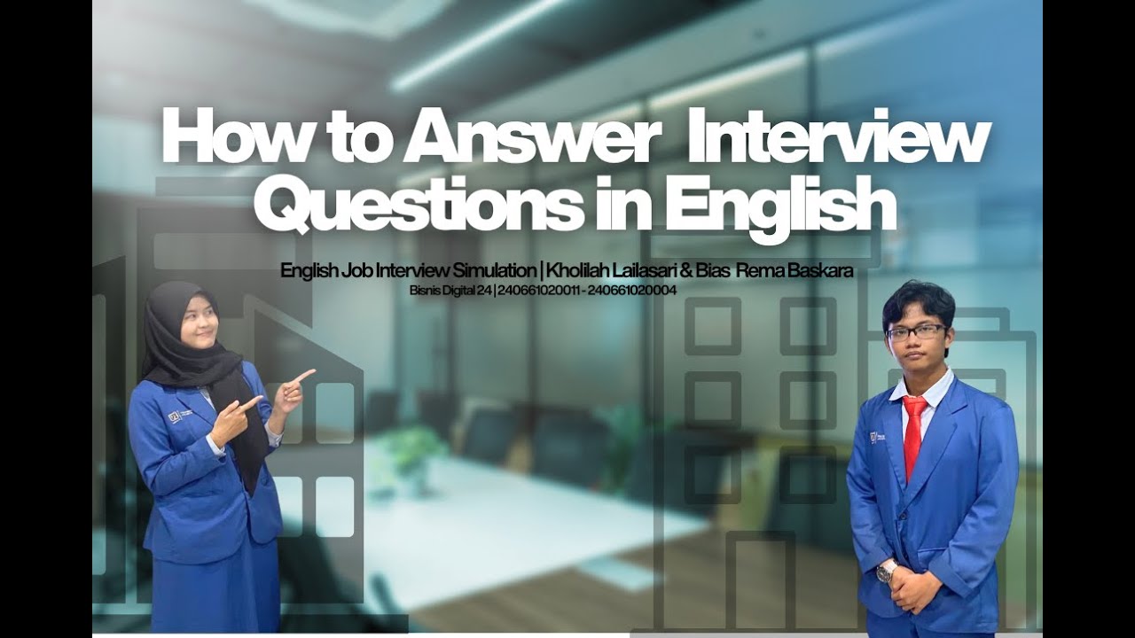 English Job Interview Simulation : Graphic Designer and Finance ...