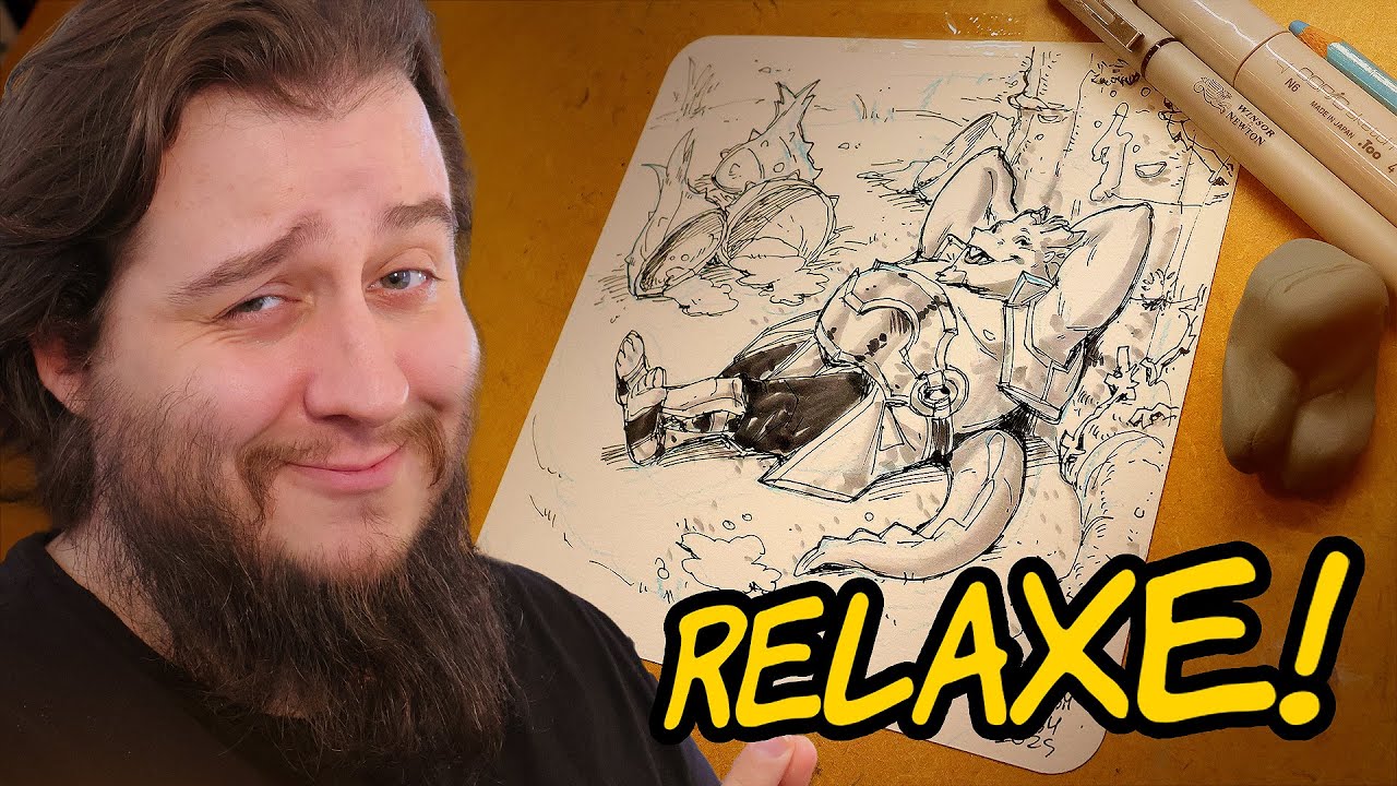 DESENHE comigo neste vídeo RELAXANTE de ARTE tradicional!