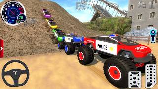 Monster Truck Mega Ramp Impossible Driver - Police Car Extreme Stunts Racing - Android GamePlay #1 screenshot 5