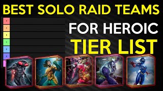 BEST SOLO RAID TEAMS TIER LIST FOR HEROIC INJUSTICE 2 MOBILE