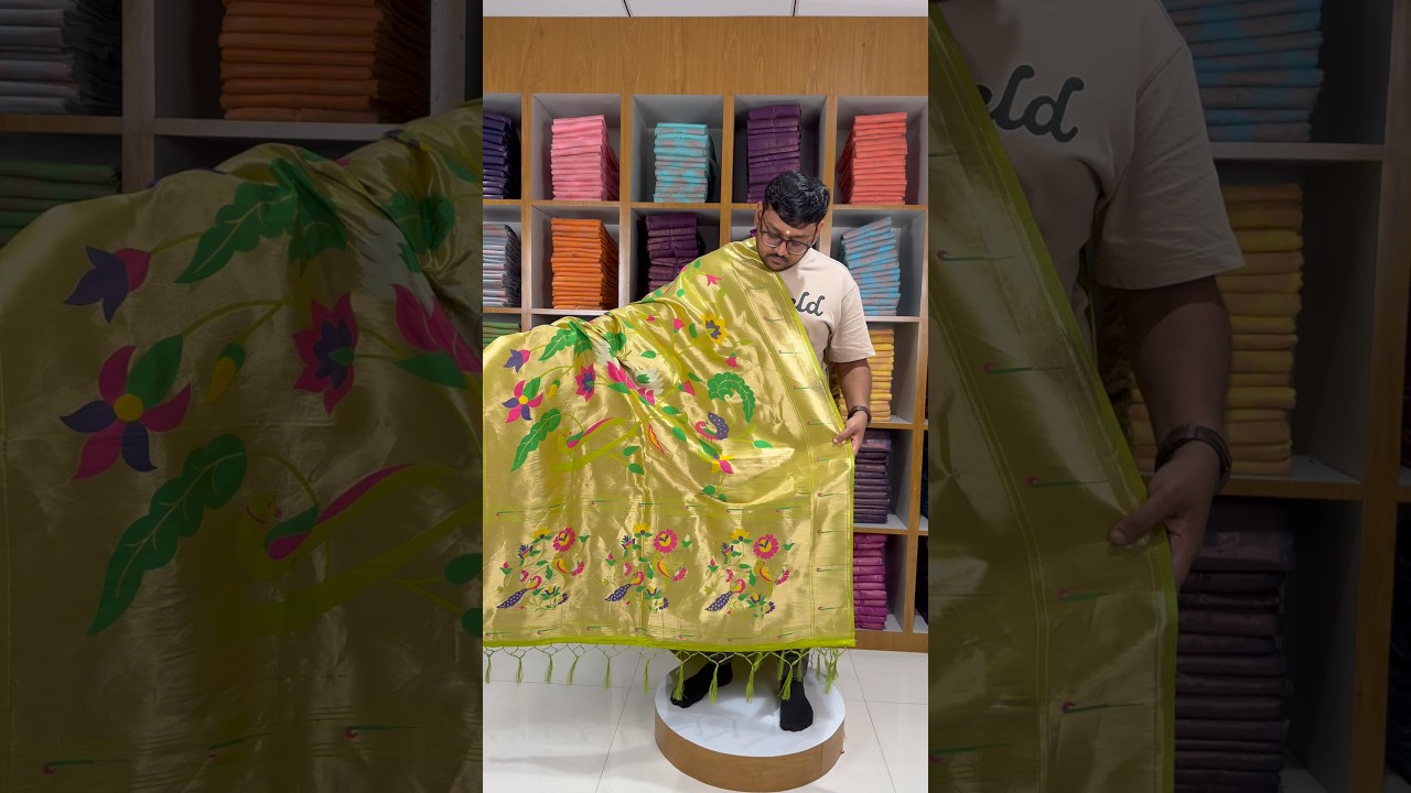 Pure Paithani Pallu All-over Zari Weaving Dupatta
