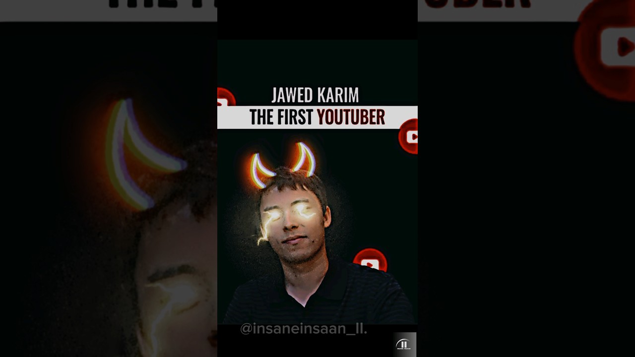 THE FIRST YOUTUBER 👑🗿 ft.jawed Karim #respect #trending #viralshorts #sigma #attitude