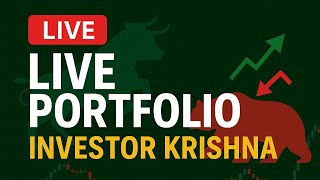🔴LIVE Stock Market Portfolio | My Investments + Shares Fundamentals Explained (9:15 AM - 3:30PM)
