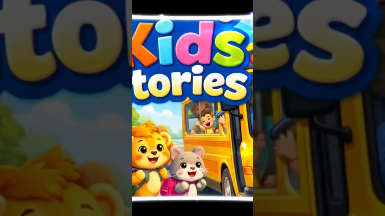 Wheels on the School Bus – Happy Kids Stories | Dancing Kids, Cute Animals and Fun School Ride❤️😍