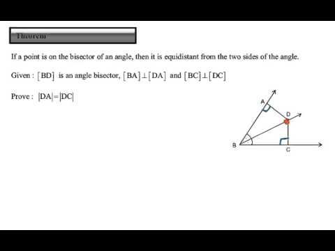 Angle bisector theorem proof