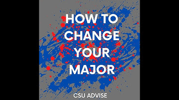 How to change your major