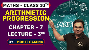 Arithmetic Progression | Lecture 3rd | Class10 | Mathematics | Mohit Sir | NIOS Vision Point