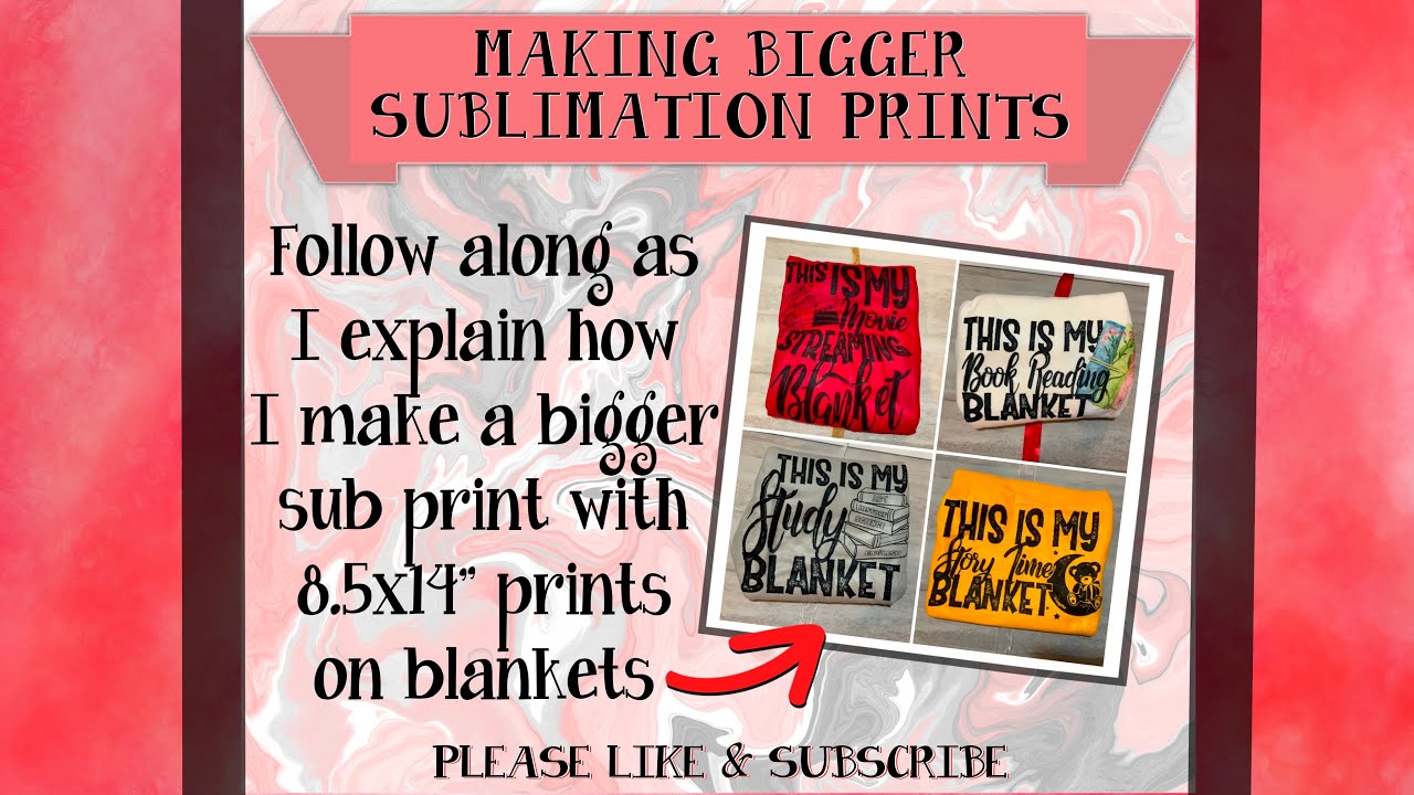 Making a Bigger Sublimation Print with an 8.5x14 Print 