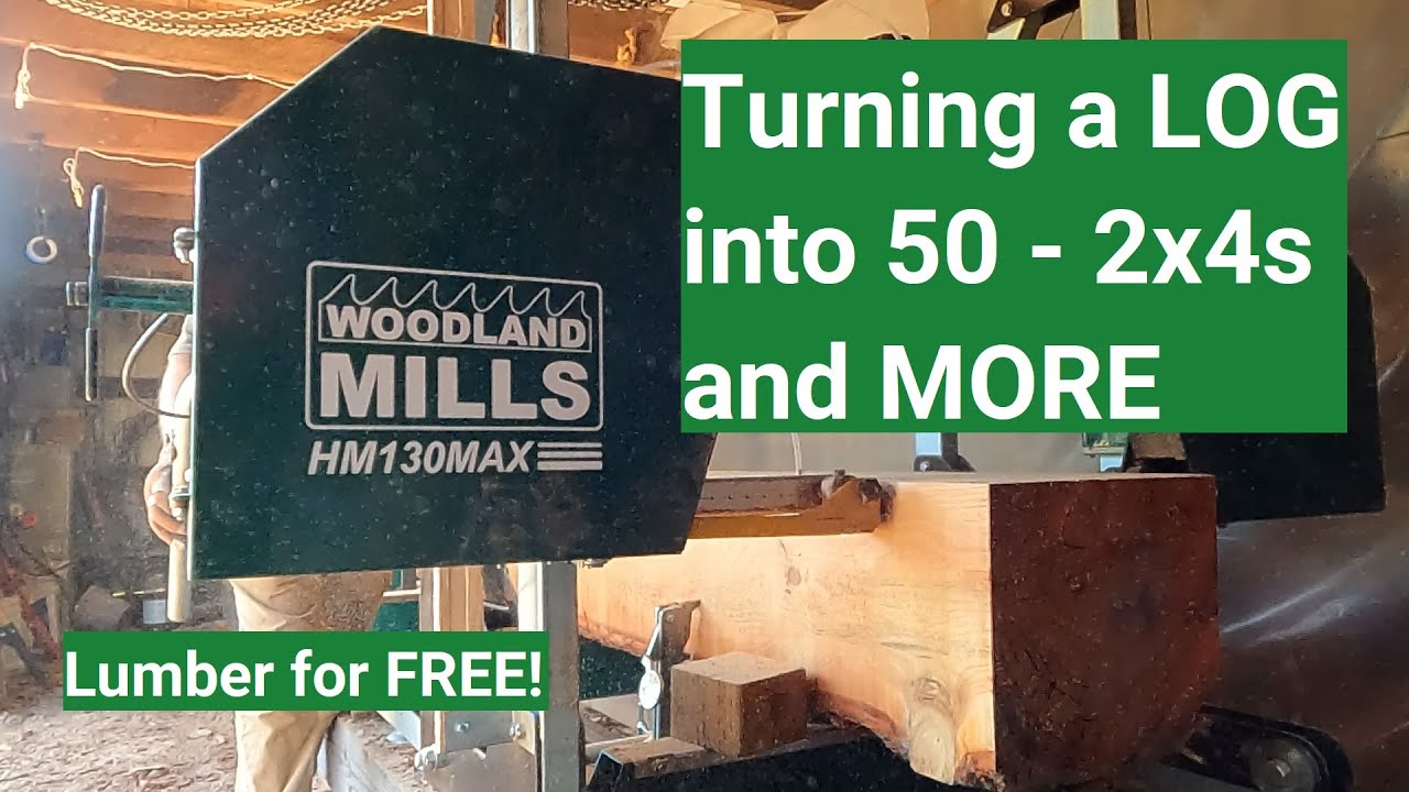 ВХОД В ЛЕСОМАТЕРИАЛЫ | Бесплатно — это очень ХОРОШАЯ цена | Woodland Mills HM 130 MAX