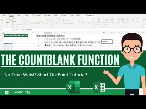 How To Use The COUNTBLANK Function In Excel