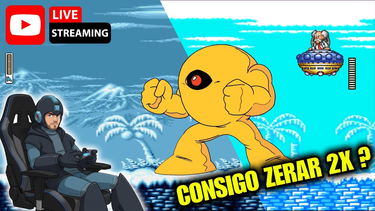 MEGA MAN: DO NES AO MEGA DRIVE! 🎮 Zerando os dois clássicos SEM PARAR! 💀🕹️ #megaman