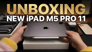 Unboxing Apple Ipad Pro M5 11-Inch Apple Pencil Pro & Accessories