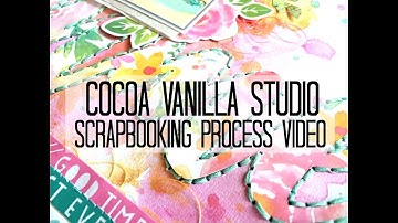 Scrapbooking Process #285 Cocoa Vanilla Studio / Happy Summer
