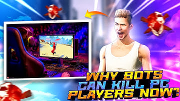 🤔FREE FIRE KE BOTS AB 🎮PC PLAYERS KO KILL KR DETE HAIN😱😳 #shorts #freefire #bots #garena