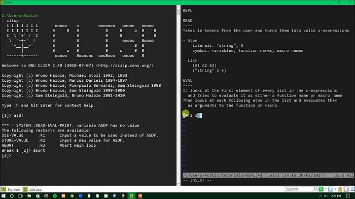 Common Lisp [2] - REPL and List Processing