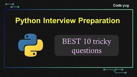Python Interview Questions and Answers💡| Tricky Python Questions
