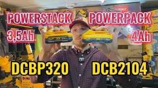 видео: Сравнение новых АКБ DCBP320 POWERSTACK и DCB2104 POWERPACK, наглядно интересно познавательно картинка: Сравнение новых АКБ DCBP320 POWERSTACK и DCB2104 POWERPACK, наглядно интересно познавательно