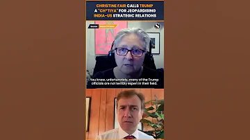 Christine Fair Calls Trump A CH TIYA For Destroying India US Relations With Tariffs 