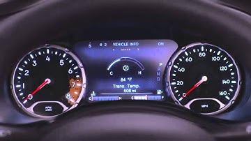 2016 Jeep Renegade | EVIC - Instrument Cluster - DID