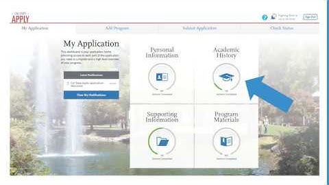 Entering Citrus College Coursework on Cal State Apply