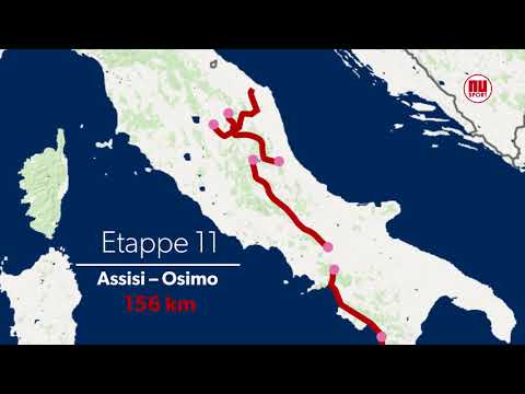 Video: Giro d'Italia 2018: Elia Viviani sprint naar de overwinning in etappe 2