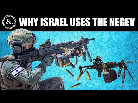 How Israeli Troops Use their Home-Built Machine Gun