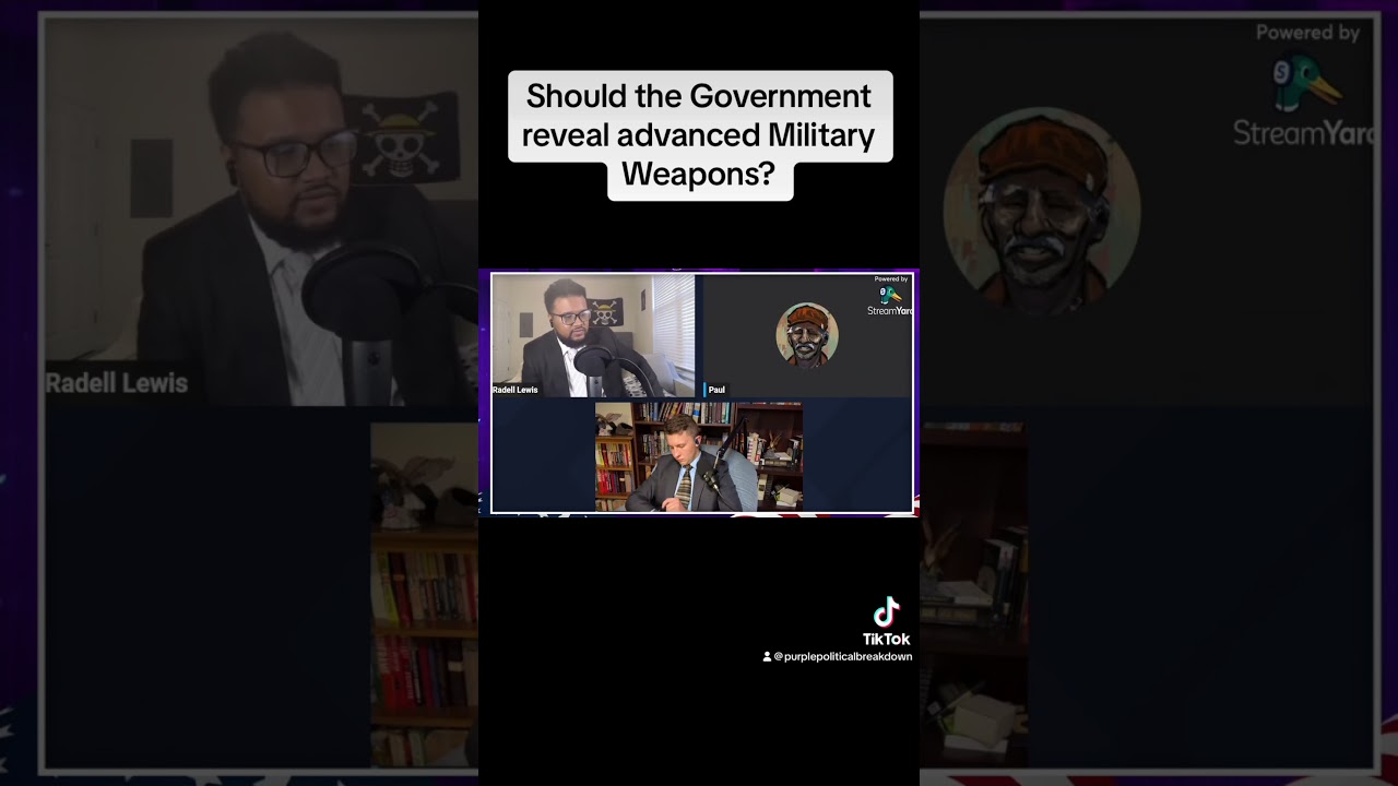 Should the Government reveal advanced Military Weapons? #shorts #politics #government #military
