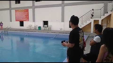 Dji Spark Amphibi - take of & landing on water