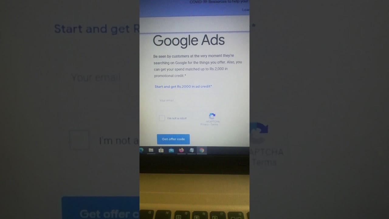 Get 2000 Google ad credit for free