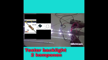 MEMBUAT ALAT TES BACKLIGHT  TV MODAL 2 KOMPONEN # TESTER BACKLIGHT TV LOW BUDGED