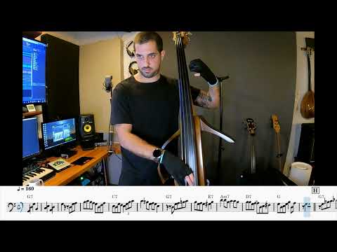 Blues In The Closet - Ron Carter ( Vabass transcription) with sheet music