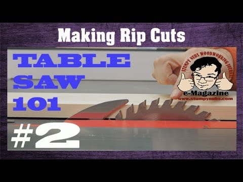 After this video you'll make better table saw RIP cuts