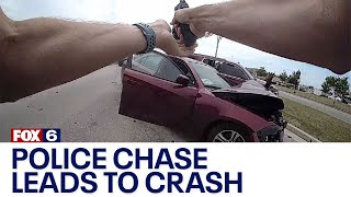 Greenfield police chase, crash; men accused | FOX6 News Milwaukee