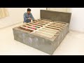 You never seen this  superb cement hacks  cement bed making
