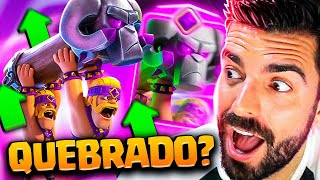 QUEBRADO? TESTEI O NOVO ARÍETE DE BATALHA EVO NO CLASH ROYALE!