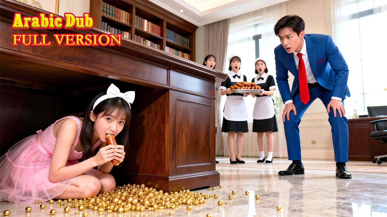 CEO مفلس يتبنى فتاة مشردة… تأكل الطعام وتتقيأ ذهبًا، وتنقذ العائلة كلها! يا للمفاجأة!😍