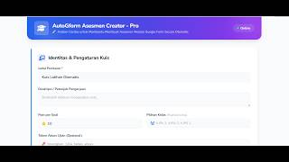 Membuat Asesmen Google Form Otomatis dengan AUTOGFORM ASESMEN CREATOR !!!