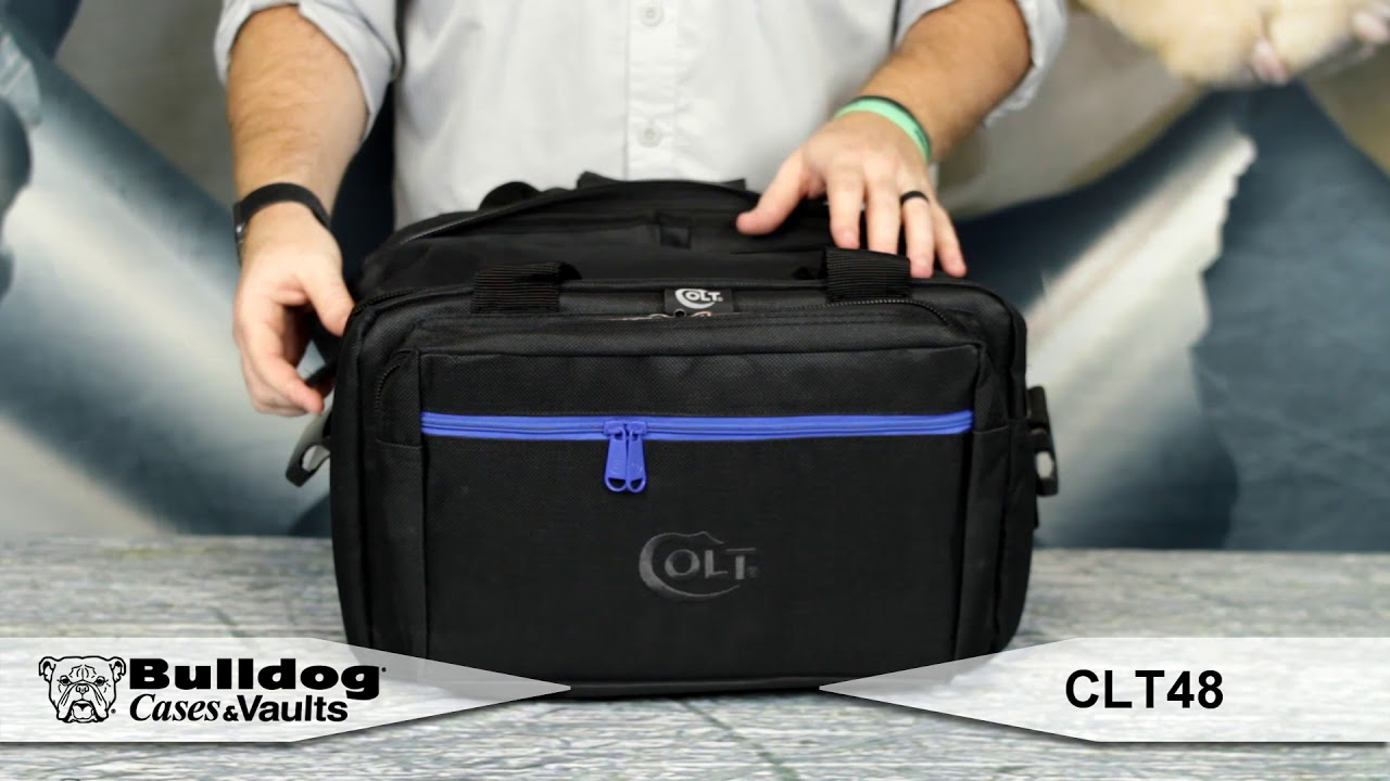 Bulldog Cases Colt XL Tactical Range Bag w/ Two Pistol Rugs YouTube